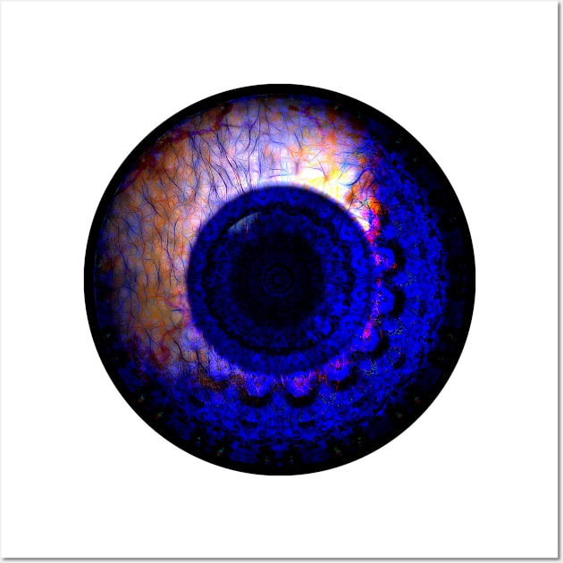 Purple Eyeball Jewel Wall Art by crunchysqueak